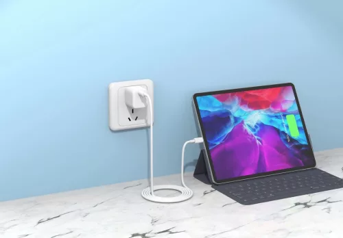Jellico B1C Series USB-C apa - USB-C apa Adat és töltőkábel 60W - Fehér (1m)