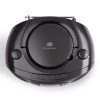 Aiwa BBTC-550BK Hordozható Retro Stílusú Kazetta, CD, MP3, USB, Bluetooth rádió fekete színben