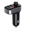XO TZ08 Bluetooth FM transzmitter 2 x USB-A aljzat, fekete (BCC10)