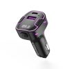 XO BCC12 USB-A / USB-C Autós töltő - Fekete (15.5W)