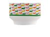 Benetton BE-0679 2 részes tál szett, 650 ml, bálnás