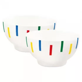   Benetton BE-0859 2 db reggeliző tál, Rainbow Collection 500 ml