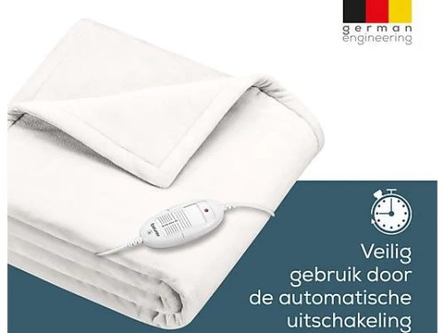 Beurer HD 75 fűthető melegítő takaró fehér, 42416