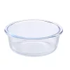 Bergner BG-25027-RD 400ml boroszilikát üveg ételtároló