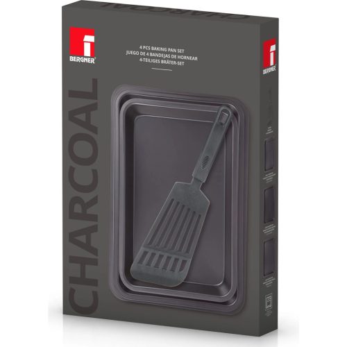BERGNER BG-37248-GY 4 részes tepsi szett
