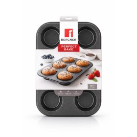Bergner BG-3921 Bono 6 résszes muffin sütőforma