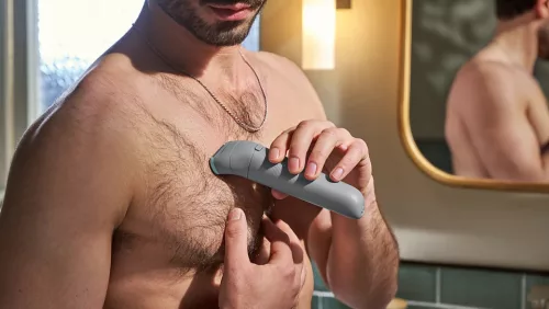 Philips BG3485/15 testszőrtelenítő és trimmer, hipoallergén fém szűrővel, 80 perc akkumulátor-élettartam, 2 kétirányú fésű, USB-töltőkábel