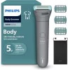 Philips BG3485/15 testszőrtelenítő és trimmer, hipoallergén fém szűrővel, 80 perc akkumulátor-élettartam, 2 kétirányú fésű, USB-töltőkábel