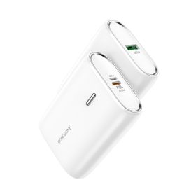   Borofone BJ21 Powerbank 10000mAh USB + Type-C PD 20W QC 3.0 18W fehér
