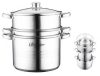 Bachmayer Inox fazék tésztafőző, és pároló betéttel 7,5 l-es (BM-272)
