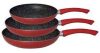 Bachmayer serpenyő készlet 3 részes piros 20-24-28 cm, BM-77032