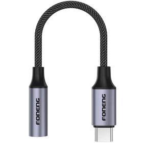 Foneng BM30C USB-C apa - 3.5mm Jack anya Adapter