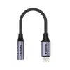 Foneng Audio adapter BM30L Lightning 3,5 mm-es mini jack audio adapter fekete