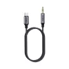 Foneng BM31C Audio Jack 3,5mm-USB-C kábel,  1m, fekete