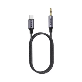 Foneng BM31C Audio Jack 3,5mm-USB-C kábel,  1m, fekete