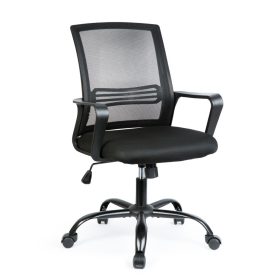   BeMaDa BMD1119B Irodai forgószék - fix karfával - fekete - 70 x 51 / 52 x 50 cm