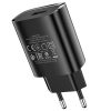 Borofone Hálózati töltő adapter BN1 Innovative - USB + 1db Lightning kábel - 2.1A fekete