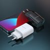 Borofone Hálózati töltő adapter BN1 Innovative - USB + 1db Lightning kábel - 2.1A fekete
