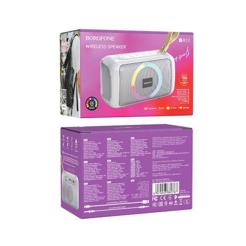 Borofone BR17 Cool Sports Bluetooth hangszóró szürke