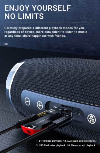 Borofone BR3 vezeték nélküli bluetooth Hangszóró, terepmintás