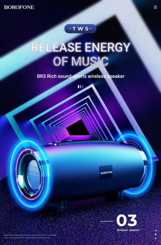 Borofone BR3 vezeték nélküli bluetooth Hangszóró, terepmintás