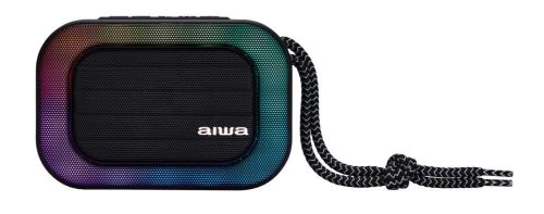 Aiwa BST-130RD stílusos, sokoldalú és IP66 védettségű Bluetooth hangszóró, kiváló hangminőséggel akár 8 órás lejátszással, piros és fekete (BST-130RD)