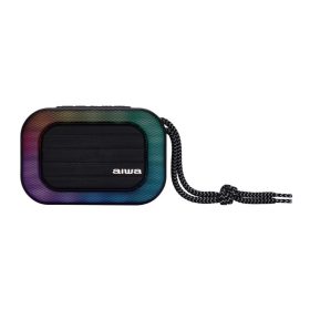   Aiwa BST-130TN stílusos, sokoldalú és IP66 védettségű Bluetooth hangszóró, kiváló hangminőséggel akár 8 órás lejátszással, Titán és fekete szín (BST-130TN)