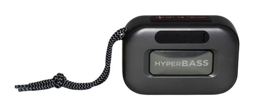 Aiwa BST-130TN stílusos, sokoldalú és IP66 védettségű Bluetooth hangszóró, kiváló hangminőséggel akár 8 órás lejátszással, Titán és fekete szín (BST-130TN)