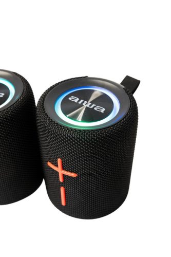 Aiwa BST-250 Aiwa Bluetooth, IPX5 védettséggel, sokoldalú és lenyűgöző hangzású hangszóró - Japán technológia