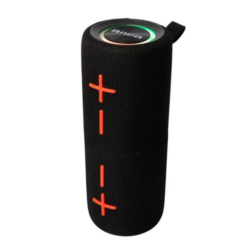 Aiwa BST-250 Aiwa Bluetooth, IPX5 védettséggel, sokoldalú és lenyűgöző hangzású hangszóró - Japán technológia