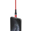 Borofone BU16 USB - Lightning mágneses kábel, 1,2m, 2,4A, piros