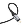 Borofone BU30 kábel USB-C – Lightning PD20W, 1,2 m fekete