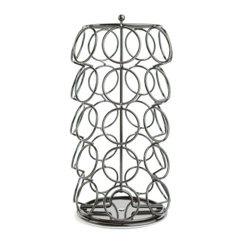 Bewello Fém kávékapszula tartó - 35 db Dolce Gusto kapszulához - 165 x 165 x 320 mm - fekete (BW0997)