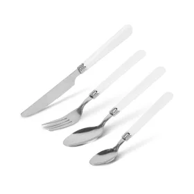   Bewello BW1021B Evőeszköz készlet tartóval - fehér - 16 részes - 32,7 x 19,5 x 4,7 cm