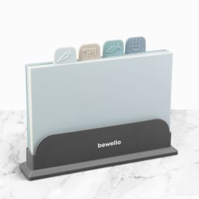   Bewello BW1027 Vágódeszka készlet - műanyag - 29 x 22,3 cm - 4 db / csomag