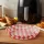 Bewello BW1032B Air fryer sütőpapír - olaj nélküli sütőhöz - kockás, kör - 23 cm - 50 db / csomag