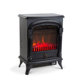   Bewello BW2021 Elektromos kandalló - hősugárzó + LED - 37 x 23 x 51 cm