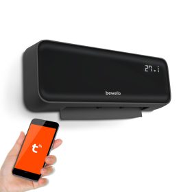   Bewello BW2103A Smart fali hősugárzó - 1000/2000W - Tuya - 220 - 240V - fekete