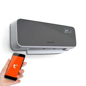   Bewello BW2103C Smart fali hősugárzó - 1000/2000W - Tuya - 220 - 240V - szürke