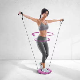  Bewello BW4005 Twister fitnesz korong - gumi kötéllel - 29 cm