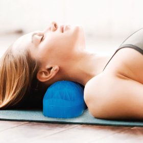   Bewello BW4006 Szilikon gél nyakpárna - cipzáros huzattal - 27 x 9 x 9 cm