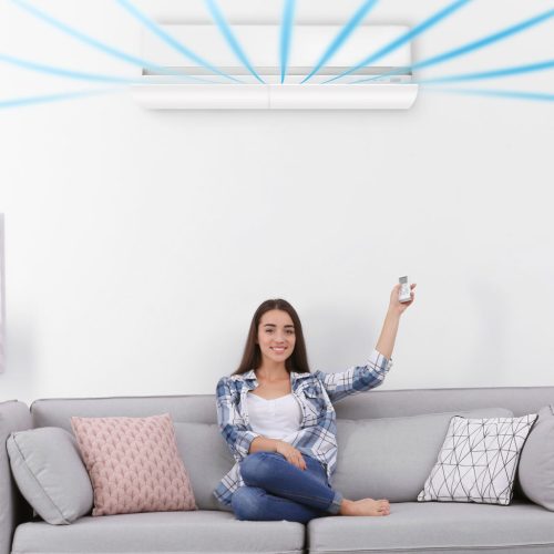 Bewello BW4007 Légterelő műanyag klímához - 57-105 cm