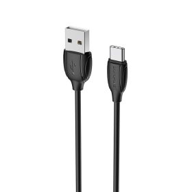 BOROFONE USB töltőkábel type-C 1m BX19 BK