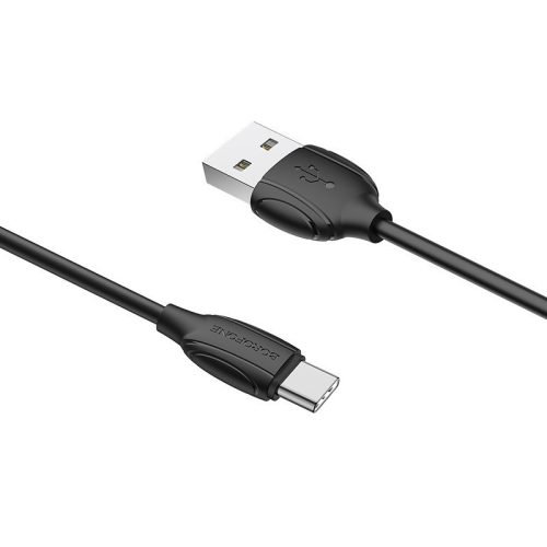 BOROFONE USB töltőkábel type-C 1m BX19 BK