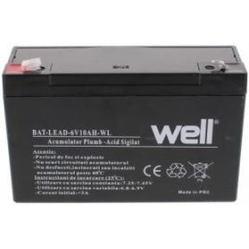 Well Bat-Lead-11-W Akkumulátorok zselés  6V-10Ah