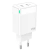 Jellico C106 Hálózati töltő GaN PD 45W 2 x USB-C, fehér
