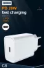 Jellico C8 Hálózati töltő USB-C, 20W, Fehér