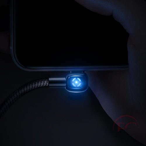 Mcdodo kábel Woodpecker USB - USB-C 1.0 m fekete CA-5920 automatikus kikapcsolás