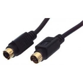   Well CABLE-524/5 S-VHS 4 pólusú dugókkal szerelt kábel,Gold aranyozott 5m
