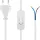 Well CABLE-PWSW-1XEU/2M-WE-WL Kapcsolós hálózati kábel szabad vezeték véggel 2 m, fehér